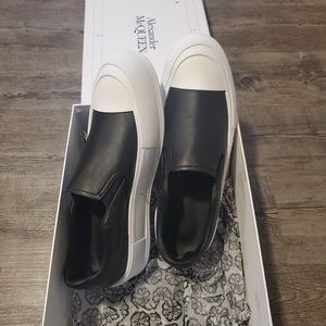 Brand New Black & White Alexander McQueen Men’s Sneakers